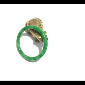 SOLD Jade Bangle Bracelet Apple Green